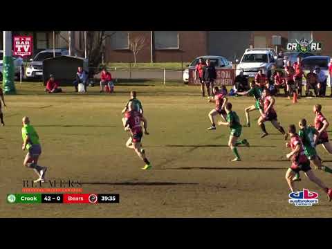 2018 CRRL - George Tooke Shield First Grade Round 17 Highlights - Crookwell v North Canberra