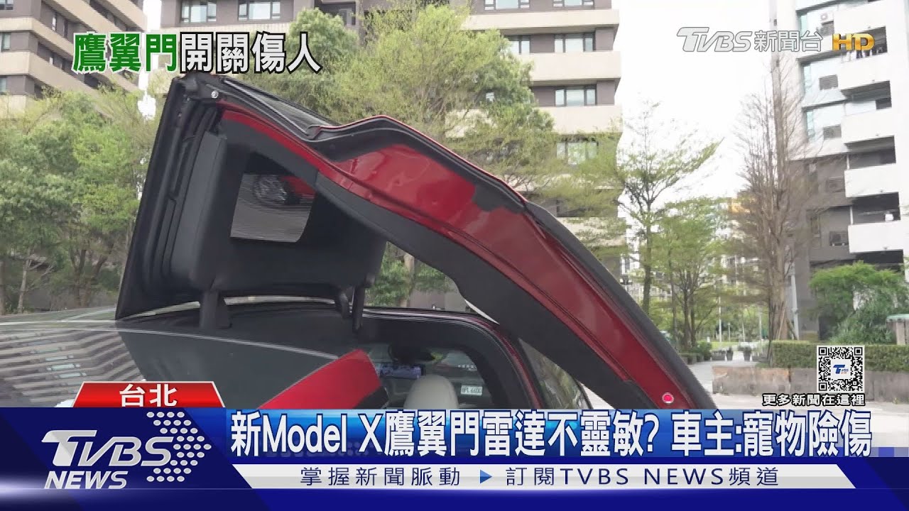 痛！站新特斯拉「鷹翼門」下竟砸頭　網：量身高？