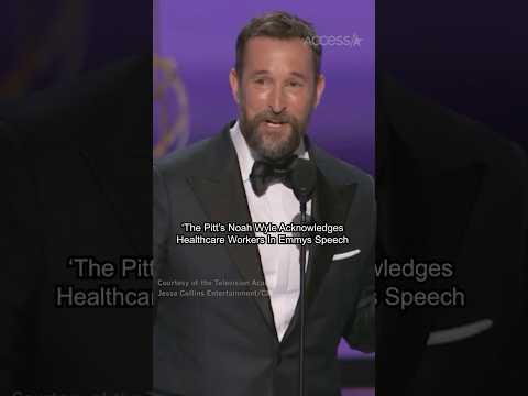 „Noah Wyle von The Pitt würdigt in seiner Emmy-Rede die Mitarbeiter des Gesundheitswesens“