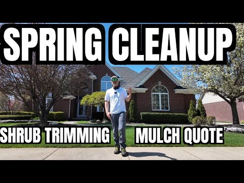 How Much Should Landscapers Charge to Bid Spring Cleanup, Shrub Trimming, & Mulch in 2025?