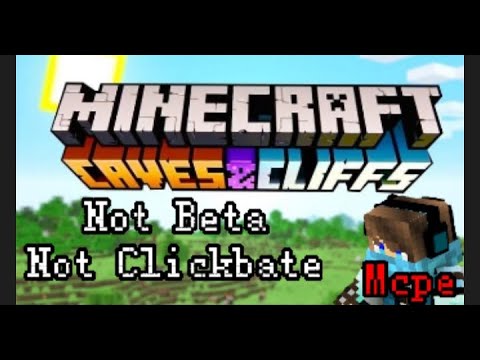 How to Download Minecraft PE 1.17 Caves And Cliffs For Free Download link in description