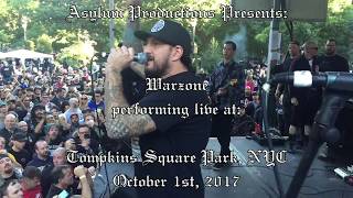 Warzone &quot;Don&#39;t Forget The Struggle&quot; live at Tompkins Square Park, NYC 10-1-17