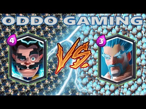 ELECTRO WIZARD VS ICE WIZARD - CLASH ROYALE BATTLE #9
