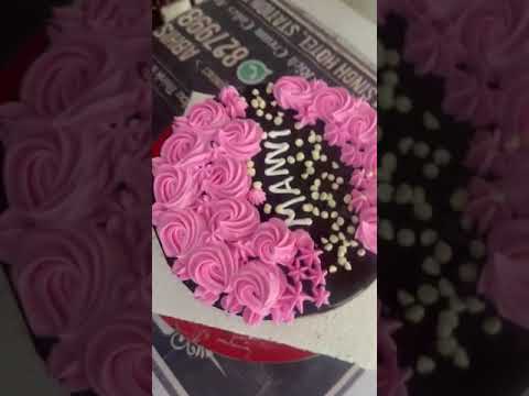 Manvi cake 🎂@uniquecakemyday#happybirthday #name #cakedesign #shortvideo #delicious #cake #like