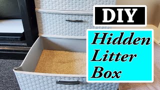 😺😻ATTENTION CAT PEOPLE!!  YOU NEED THIS!! || Hidden Litter Box DIY