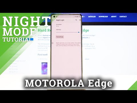How to Activate Eye Comfort Mode on Motorola Edge - Night Mode