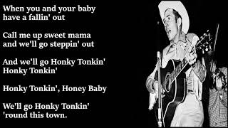 Hank Williams - Honky Tonkin&#39; LYRICS