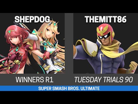 Tuesday Trials 90 SSBU Winners R1 - ShepDog (Pyra/Mythra) vs TheMitt86 (Captain Falcon)