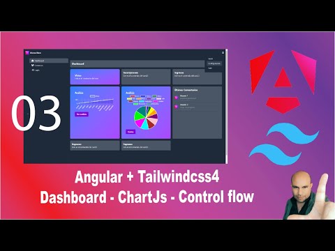 Angular: Crea tu propio dashboard con angular y tailwindcss 4 - ChartJS - Control flow - Parte 03