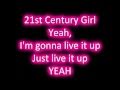 Willow Smith ' 21st Century Girl LYRICS [HQ/HD ...