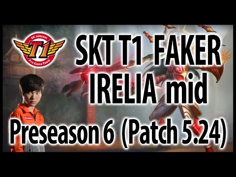 SKT Faker – Irelia mid vs. Viktor – Preseason 6, KR challenger ranked solo queue (2015.12.29)