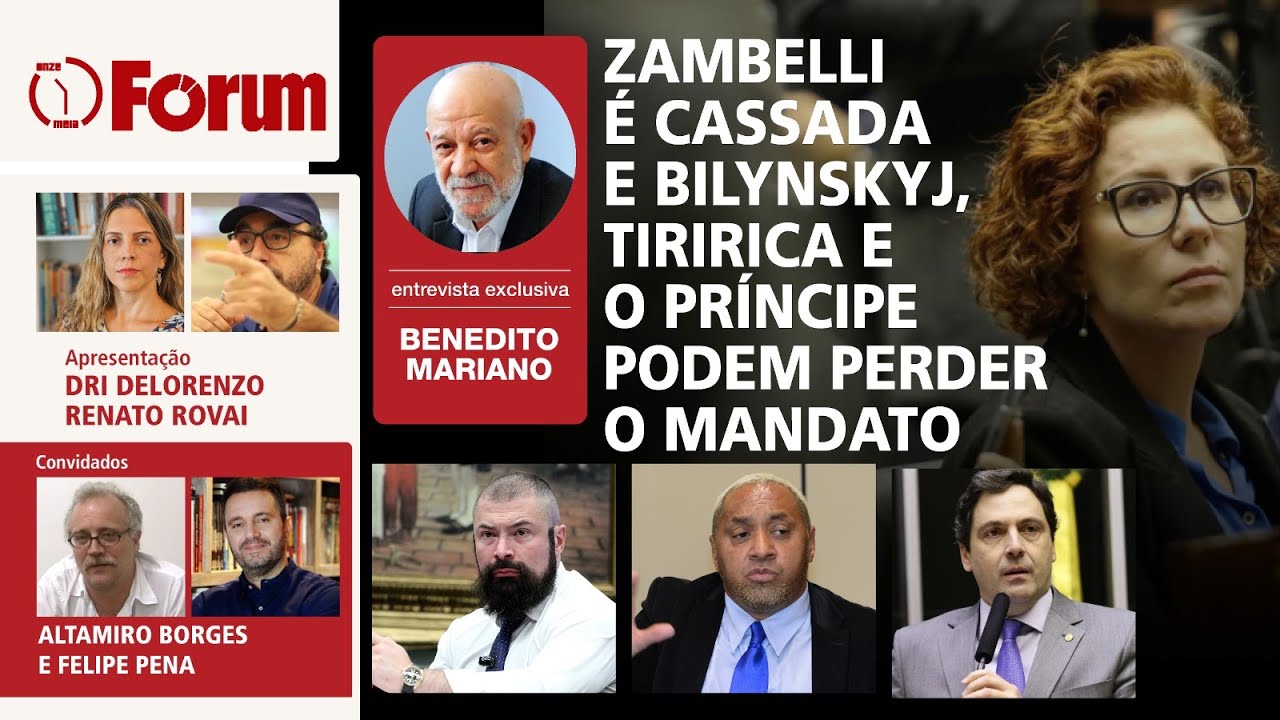 Zambelli cassada leva junto mais 3 bolsonaristas | Escândalo no Oscar | Lula sobe piso do professor
