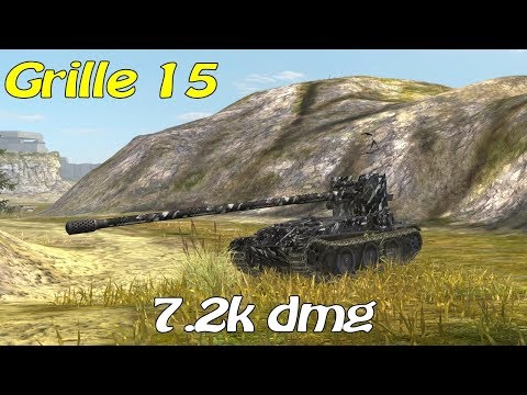WOT Blitz / Grille 15 / 4 kills / 7 194 dmg