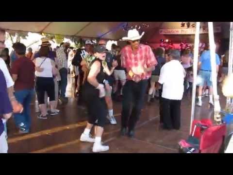 Zydeco dancing to Chubby Carrier & Bayou Swamp Band