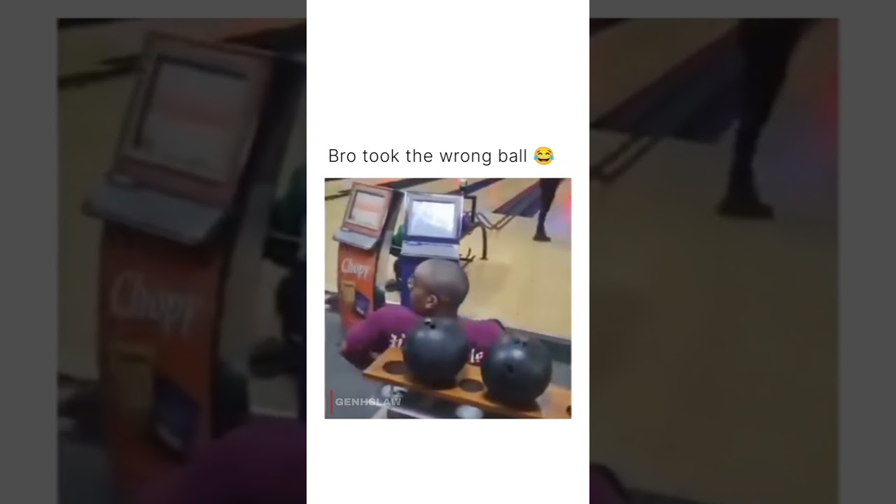 Bro took the wrong ball💀