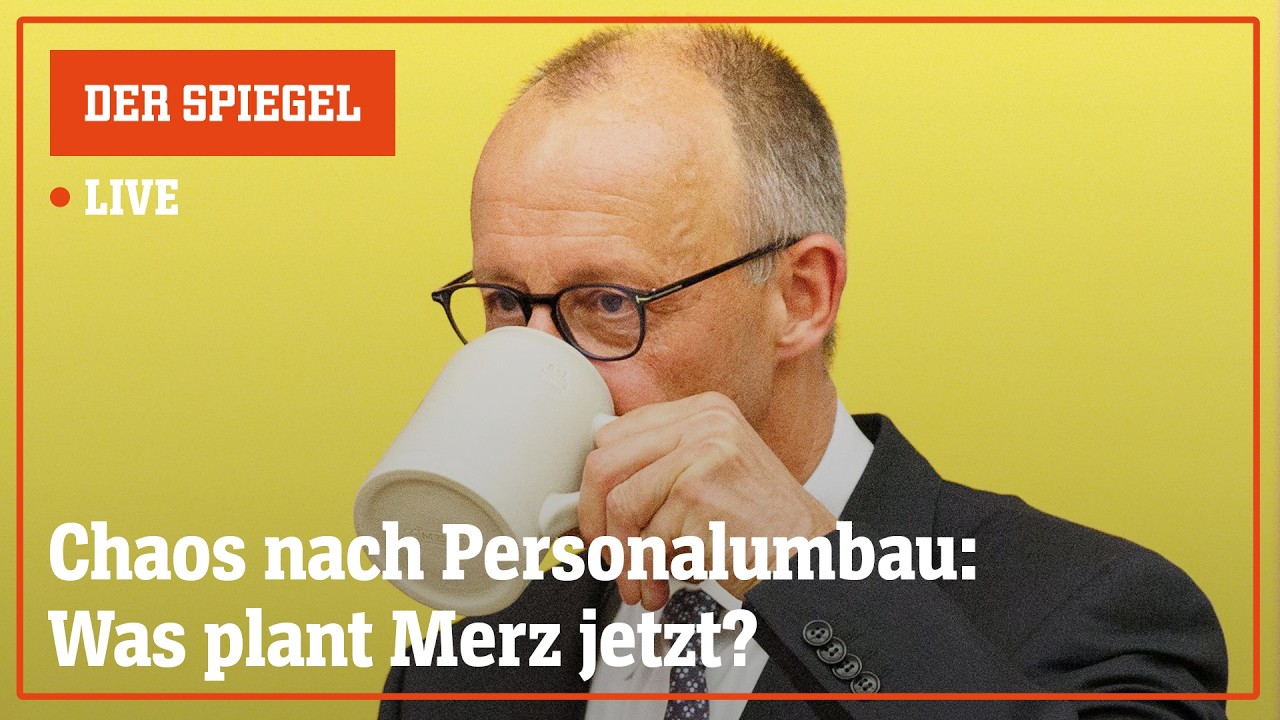 Livestream: Die holprige Kabinettsumbildung des Kanzlers – was Merz jetzt sagt | DER SPIEGEL