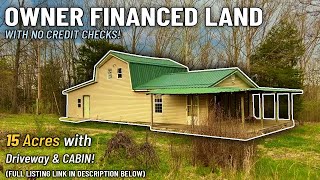 ($5,000 Down) Inside Cabin, 15 Acres - Owner Financed Land for Sale Near River MC0102 #land #cabin