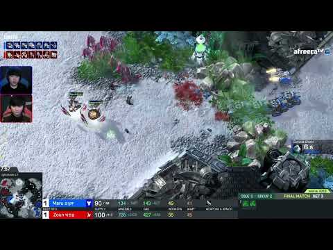 Zoun and his Disruptor Shots vs Maru