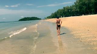 preview picture of video 'Пляж - Клонг Муанг, Краби Таиланд / Klong Muang beach, Krabi Thailand'