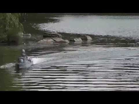 Modell des Schnellboot S- 143a Ozelot der Bundesmarine