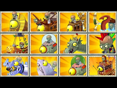 PvZ2 Zomboss Battlez - All Plants Level 1 Vs All Zombots!