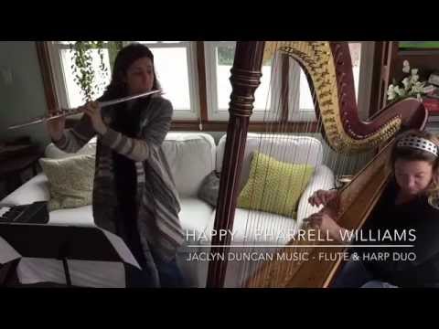 Happy - Pharrell Williams - Flute & Harp Cover