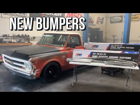 New Bumpers for the C10 Shop Truck