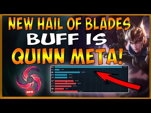 CARRYING A 4V5 WITH THE NEW HAIL OF BLADES BUFF! (BEYOND BROKEN ON QUINN) - League of Legends