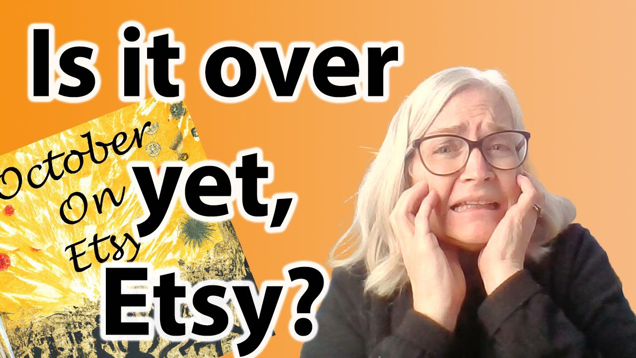 Why October on Etsy is usually a dumpster fire for sellers, featuring the Tinfoil Hat Squad