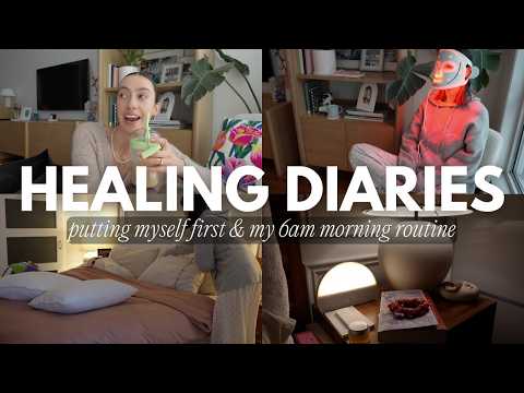 home vlog 🏡🩷 putting myself first + the 6am morning routine that is changing my life!!