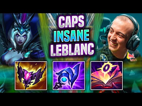 CAPS IS INSANE WITH LEBLANC! - G2 Caps Plays Leblanc Mid vs Ekko! | Season 2022