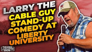 Larry The Cable Guy Stand-Up Comedy at Liberty University &amp; His Awesome Testimony  II VFNtv II