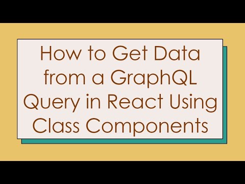 How to Get Data from a GraphQL Query in React Using Class Components