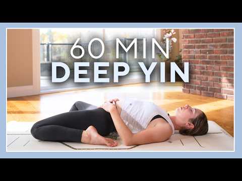 60 MIN YIN YOGA – Deep Stretch & Release (Intermediate Full Body) thumbnail