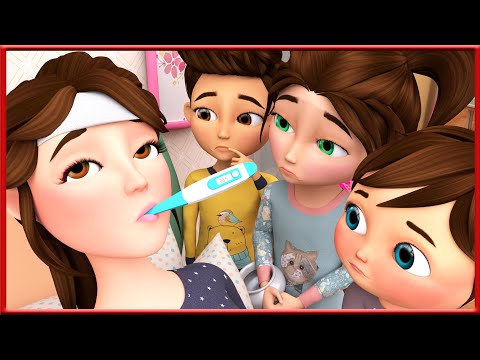 Maman est Malade - Bébé Lili Prend Soin de Maman - Comptines pour bébé - Banana Cartoon LE Français