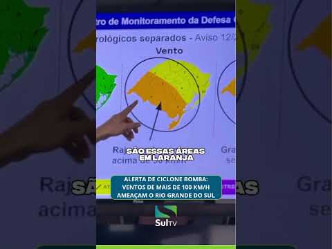 Chuva, ventania e risco de falta de luz: ciclone preocupa o RS