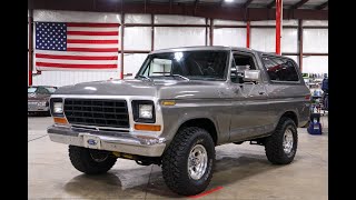 Video Thumbnail for 1979 Ford Bronco