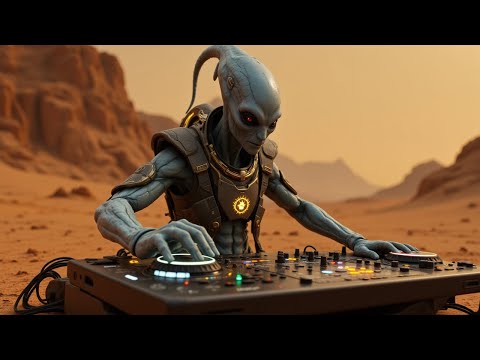 Alien Rave Party on Mars! 👽🎶 DJ Xeno Drops Extraterrestrial Beats