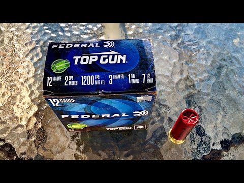 Federal Top Gun 12 Gauge Paper Wad 1 1/8 Ounce Lead 7.5 Shot - Breakdown