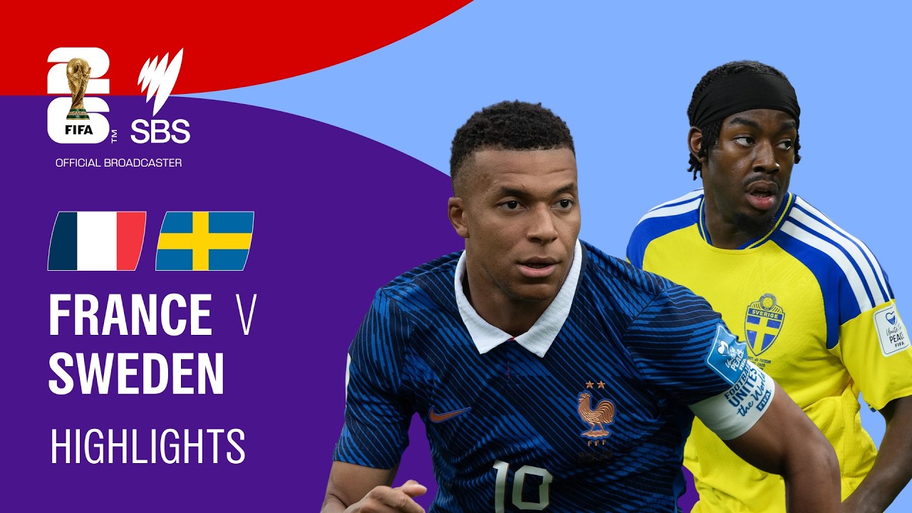 France v Sweden: FIFA World Cup 2026 Highlights Round of 32