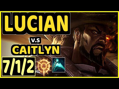 PBO (LUCIAN) vs CAITLYN - 7/1/2 KDA BOTTOM ADC GAMEPLAY - BR Ranked MASTER
