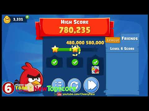 13 02 2021 Angry Birds Friends Tournament Week 886 Level 6 New TopScore 780235 Power UP