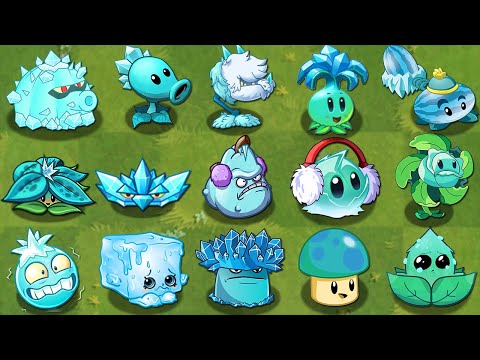 ROBO-CONE Zombie vs All ICE Plants Power-Up! WIN The Game! in Plants vs Zombies 2 Mod