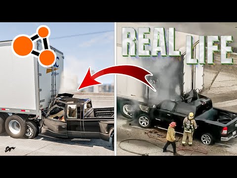 Accidents Based on Real Events on BeamNG.Drive #29 | Real Life - Flashbacks