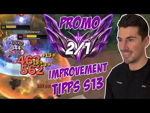 5 einfache Improvement Ziele für Toplane + Masterpromo Entscheidungsspiel! LoL S13