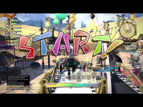 FFXIV Chocobo Racing: AFKing to Victory in Sagoli R-300