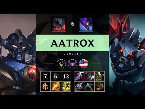Aatrox Jungle vs Kha'Zix - NA Master Patch 25.17