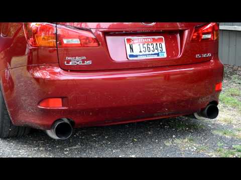 IS350 HKS AXLE BACK W/ INVIDIA MIDPIPE