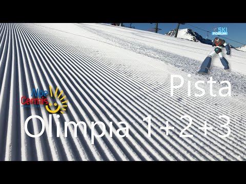 Pista Olimpia 1 +2 + 3 dell'Alpe Cermis: 1300 m di dislivello no stop #alpecermis #dolomitisuperski