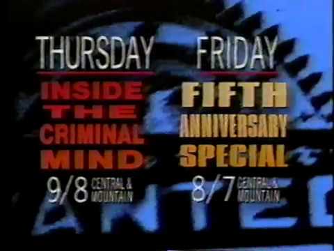 May 1993 - Promo for 'America's Most Wanted'